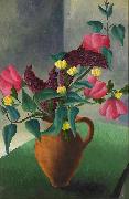 Peter Purves Smith Vase with flowers oil painting reproduction